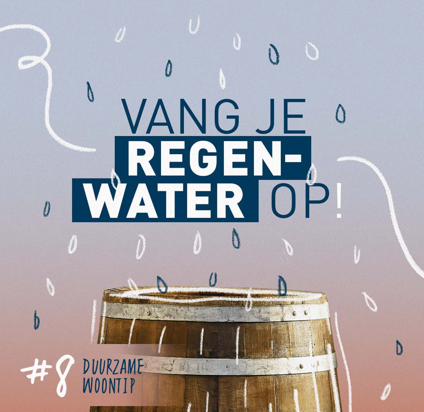 Vang je regenwater op